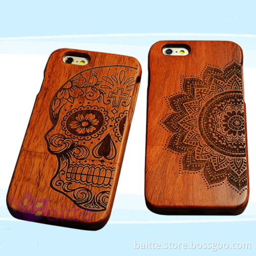 wood cover case/Custom design mobile phone cover for iPhone 6 for iPhone 6 plus
